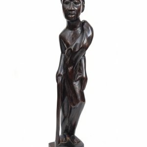 akan elder opanyin walking staff figure