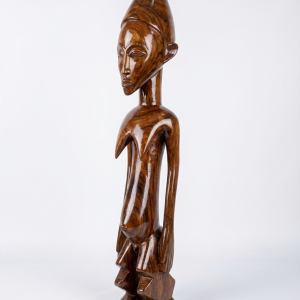 hand carved ivorian wooden sculpture